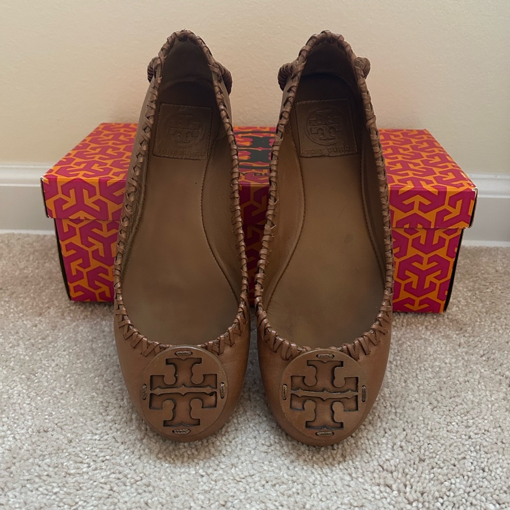 Tory Burch Tan Leather Women's Shoes